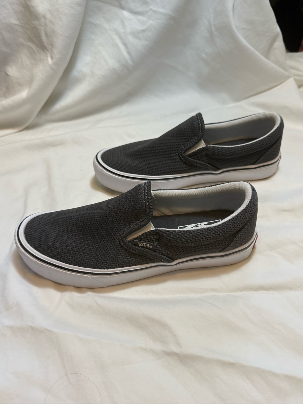 Ultralight Vans Classic Slip-On Shoes Gray Size 8